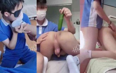 【奶一学弟】用黄瓜插弟弟