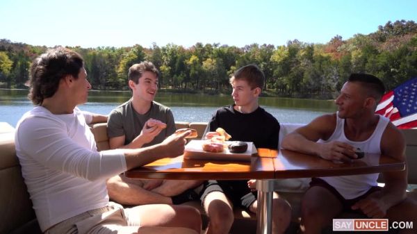 Oliver Beck, Jax Thirio, Dalton Riley and Caleb Morphy