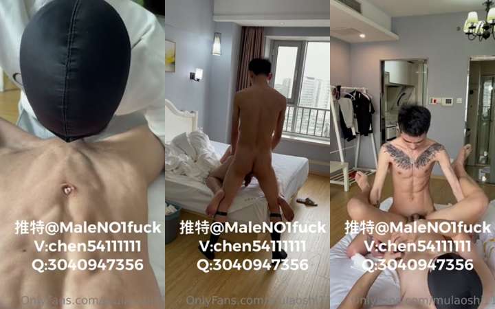 【暮晨】004：黑袜大鸡吧帅哥操射肉壮公0