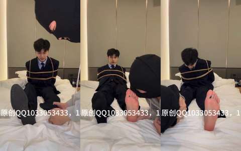 李良鹏-帅主捆绑tk，小m吃到帅主大脚，边舔边被粗口 上