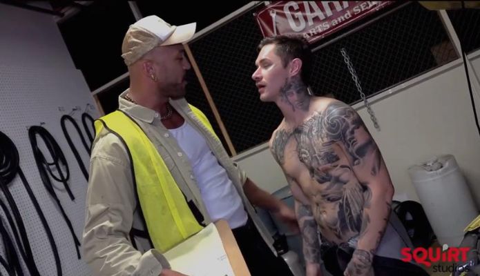 Squirt Studios - Getting A Lube Job - Rocky Unleashed & Zak Bishop