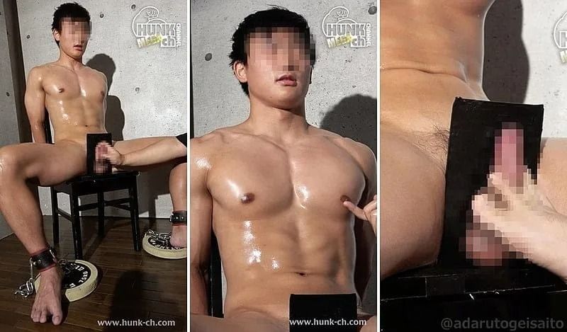 HUNK CHANNEL – OAV911 – 今回は男責め!!訳あって顔出しNGのアメフトマッチョの男前・豪司(つよし)くん20歳!!男の手でもチンポはガチ勃起!!