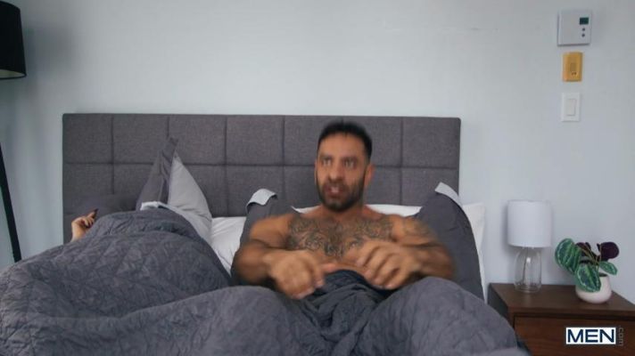 Benjamin Blue fucks Mateo Zagal in “Sex, Tugs, and Rockin’ Hole”