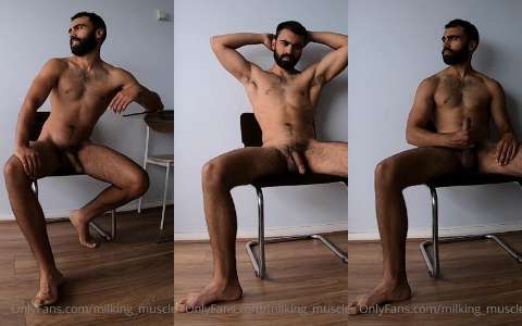 【Milking_Muscle】Lachlan Wolf photoshoot. 帅气多毛，展示肌肉身材！