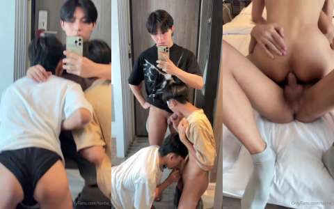 【Teetw_x】พาเพื่อนมารุมอีกแล้ว แบ่งกันน้ามีอันเดียวFull video: 16:36