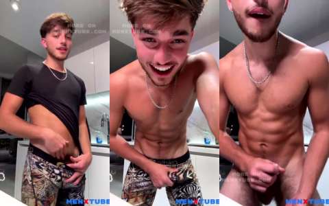 MenXtube - DOM Live - Braden Sherota Puts His Cum in His Ass