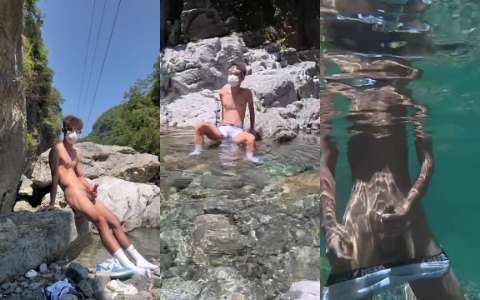 麦麦脆汁鸡-夏日特辑 野裸游泳 背着钓鱼佬偷偷撸