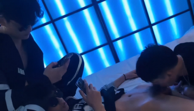 吹气球