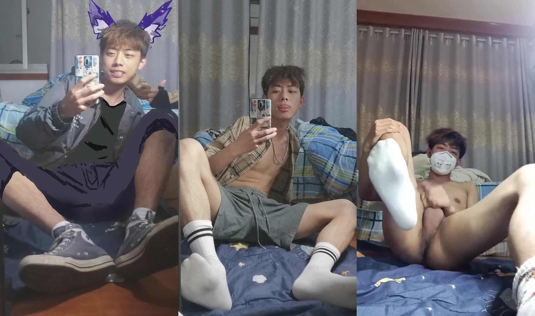 网红长腿运动小哥哥