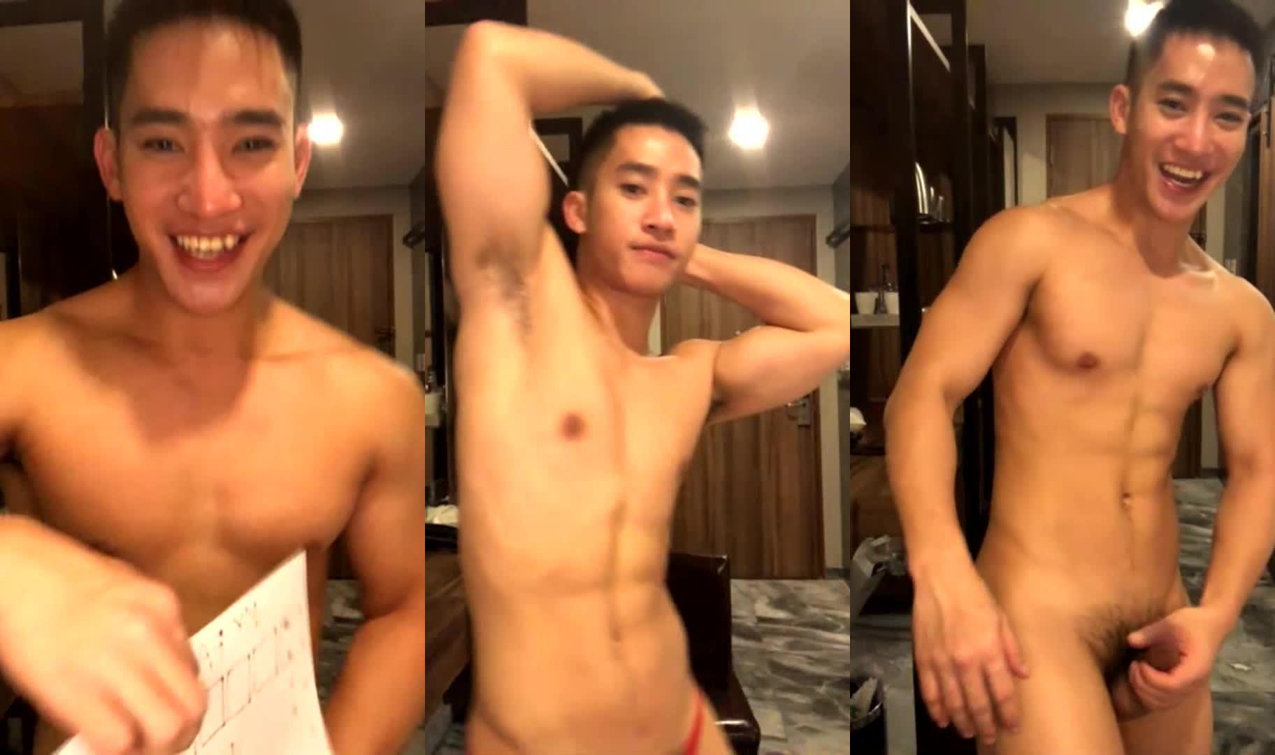 高顏值腹肌網紅OhmBkkth激情騷舞