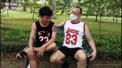 公園勾引運動叔叔